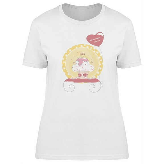 Cute Cupcake With A Ribbon Tee Women's -Image by Shutterstock