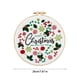 thumbnail image 3 of Christmas Cartoons English Embroidery Diy Material Package Round Lus Embroidery Living Room Decoration Pendant, 3 of 6