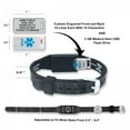 thumbnail image 2 of Elite II USB PLUS Medical Alert ID Bracelet Waterproof Silicone Wristband 2GB Waterproof Flash Drive, 10 lines Customized Laser Engraving, Medical Alert Card. Complimentary Access PHR (Gradient Gray), 2 of 8