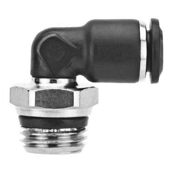 Aignep Usa Elbow Connector,19/32" Hex,8mm Tube 55110-8-1/4