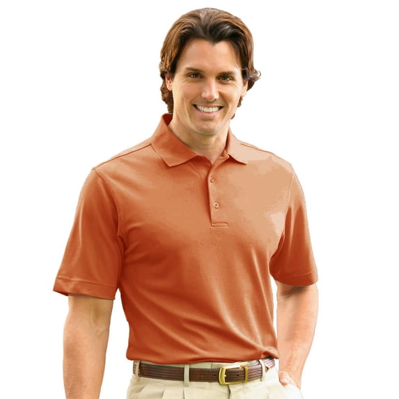 Monterey Club Men's Pique Solid Golf Polo Shirt #1060