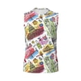 thumbnail image 6 of Lsque America Landmarks1 Print Men's Cotton Blend Sleeveless Muscle Shirts (S-3XL)- Moisture Wicking, Odor Protection, UPF 30+,3X-Large, 6 of 8
