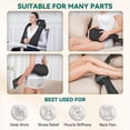 thumbnail image 5 of Shiatsu Neck & Shoulder Massager with Heat Corded Electric Deep Kneading Wrap Massager with 8 Nodes, Bi-Direction Control, 2 Intensities, 5 of 5