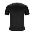 thumbnail image 5 of Fnnxeal Mens Crew Neck Shirt, Lightweight Men's Big and Tall T-Shirts Summer Tees for Men Solid Short Sleeve Shirt Black Tshirt L, 5 of 6