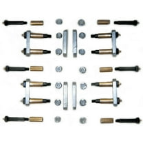 MORryde UO12-016 Heavy-Duty 1/2 Inch Thickness Shackle Upgrade Kit Tandem Axle