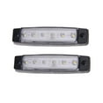 thumbnail image 1 of EeaseMX luces traseras de 12 V y 6 LED para remolque de camión, luces indicadoras laterales, luces pequeñas de señalización (blancas), 1 of 7