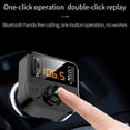 thumbnail image 2 of Chargeur USB Double pour Voiture Bluetooth Émetteur FM Voiture 5.0 Écran LED Réduction de Bruit Lecteur MP3 Kit Mains Libres Émetteur FM, 2 of 9