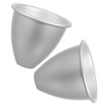 thumbnail image 2 of 2 moldes de aluminio para tartas de queso, utensilios de cocina (plateados), 2 of 6