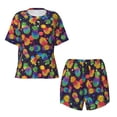 thumbnail image 4 of Xecao Colorful Pineapples1 print Swimsuit for women, Summer-ready, sporty style.Quick-dry fabric. Many sizes & colors., 4 of 9