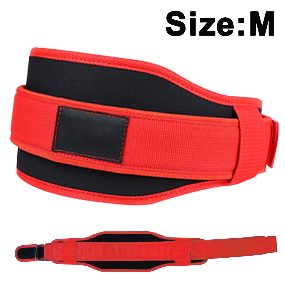 GYM WEIGHT LIFTING BELT BODY BUILDING EXERCISE DOUBLE BACK SUPPORT FITNESS BELT 