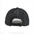thumbnail image 2 of Gorra de béisbol vintage de mezclilla lisa desgastada unisex, 2 of 4