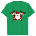 thumbnail image 1 of Camiseta de Feliz Navidad para mujer, Tops con estampado de renos de Papá Noel, ropa informal estilo Hip Hop, pantalón corto informal, camiseta de manga, ropa femenina, 1 of 5