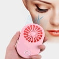 thumbnail image 3 of 1 pieza Mini ventilador de mano eléctrico recargable por USB con suministros de soporte para extensión de injerto de pestañas para niñas, - blanco Macarena Ventilador secador de mano, 3 of 8