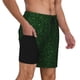 thumbnail image 2 of Fotbe Emerald Green Sparkling Traje de Baño para Hombre – Shorts de Natación de Secado Rápido con Forro y Bolsillos-X-Large, 2 of 6