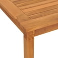 thumbnail image 3 of vidaXL Table de Salle à Manger de Jardin 85x85x75 cm Bois Massif de Teck, 3 of 4
