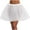 White, variant on EDFBUYKRS Female Skirts Skirt for Women Going out Womens Pleated Short Skirt Adult Tutu Dancing Skirt 3 Layered
