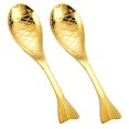 thumbnail image 2 of Creative Coffee Stirring Spoons 304 Stainless Steel Ergonomic Design Fish Shape For Daily Use 2Pcs, 2 of 5