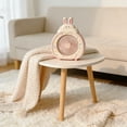 thumbnail image 6 of Qholemyo Cute Bunny Cake Shaped Mini Desk Fan Rechargeable Small Cooling Fan For Youth Bedroom Office Decor, 6 of 6