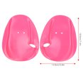 thumbnail image 4 of Fins 1 Pair Swimming Diving Hand Training Paddles Webbed Fin  Equipment red M, 4 of 7
