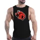 thumbnail image 3 of Camiseta sin mangas para exteriores, baloncesto, secado rápido, para las cuatro estaciones, moda, gimnasio, deporte, ocio, Y2k, transpirable, ropa para hombre, FNAF, 3 of 4