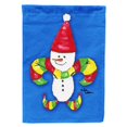 thumbnail image 1 of Lienzo con bandera de flor de lis de muñeco de nieve navideño grande multicolor Caroline's Treasures 8504CHF, 1 of 1