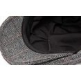 thumbnail image 3 of Middle-aged And Elderly Peaked Cap Adjustable Classic Beret Flat Hat (gray), 3 of 5