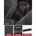 thumbnail image 5 of KBH Center Console Cover for 2013-2016 Ford Fusion Accessories, Black Leather Middle Console Lid Armrest Cover for Car Interior, 5 of 6