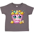 thumbnail image 3 of Inktastic Kawaii Buttered Popcorn Girls Toddler T-Shirt, 3 of 5