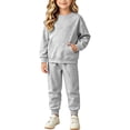thumbnail image 6 of CUSTG Toddler Unisex Sets Elegant Crewneck Long Sleeve And Wide Leg Trousers With Modern For Everydaywear And Party Leisure Style School Classroom Vacation Outfits, 6 of 8