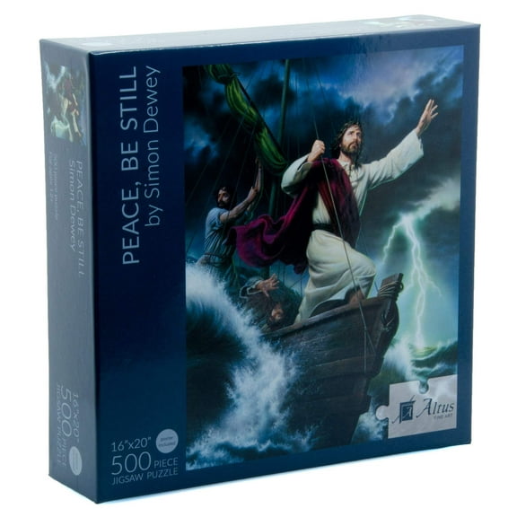 Simon Dewey Christian Puzzle Peace, Be Still 16x20 jigsaw puzzle 500 pieces