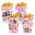 thumbnail image 2 of 4PCS Halloween Popcorn Boxes Halloween Theme Party Popcorn Boxes Popcorn Paper Party Decoration Supplies Snack Candy Cookie Container Event Party Supplies, 2 of 3