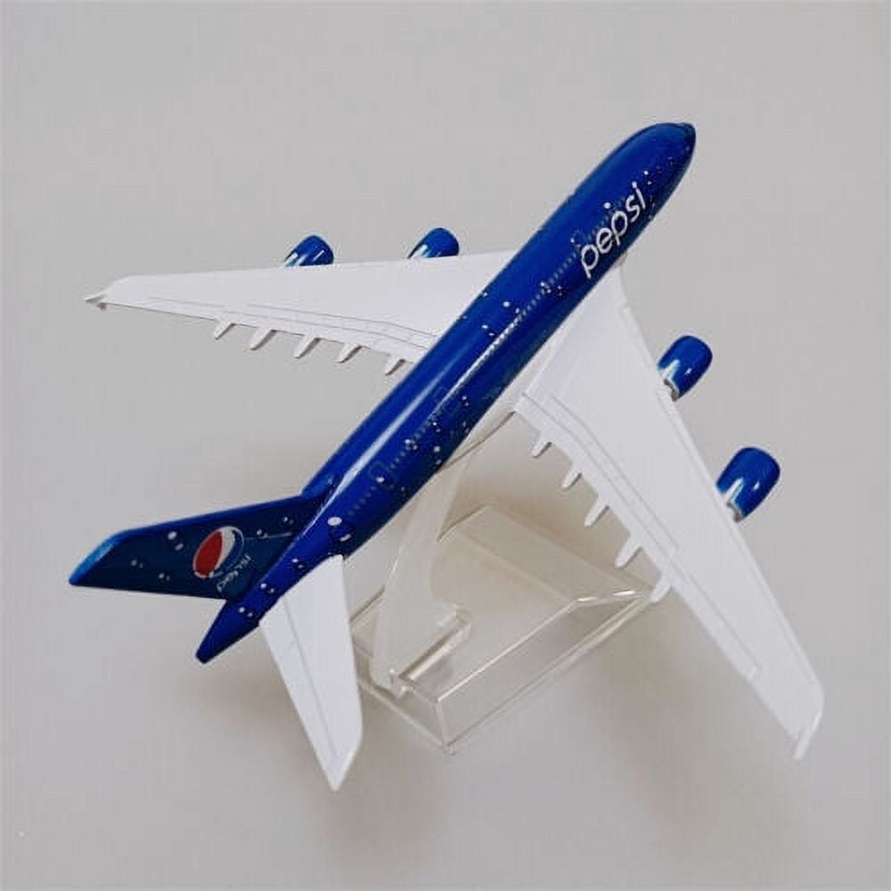 16cm AIR PEPSI Airbus A380 Airlines Diecast Airplane Model Plane Alloy Aircraft