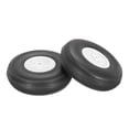 thumbnail image 3 of Uxcell RC Airplane Wheels, RC Model Airplane PU Sponge Tire Foam Wheel Black 2.9 Inch, 3 of 7