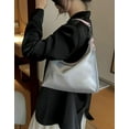 thumbnail image 3 of Kukuzhu Hobo Bag Women Leather Bucket Tote Bag Chic Top Handle Bag Satchel Purse, 3 of 6