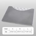 thumbnail image 3 of EastVita Cat Litter Mat, Honeycomb Double Layer Design Scatter Control Litter Collection Mat, Detachable Double-sided Magic Sticker, Cat Foot Mat Stuff Pets Supplies, 3 of 8