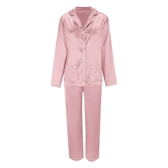 Chuancc Family Xmas Pajamas Sets Christmas Pajamas Family Airport Travel Outfit Women Women'S Pajamas Halloween Pajamas Pajama Set Mom—Pink S