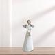 thumbnail image 5 of Figura de ángel, decoración navideña, resina coleccionable decorativa, decoración navideña para Pentagrama, 5 of 7