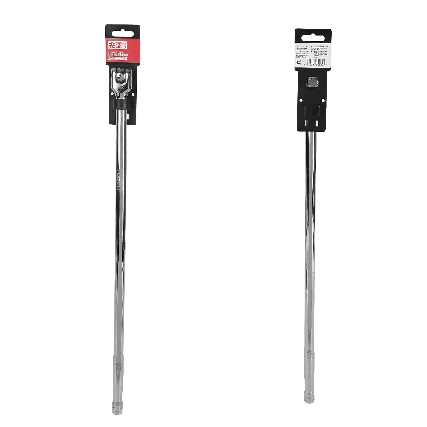Hyper Tough 1/2-inch Drive 22-inch Breaker Bar with Swivel Head