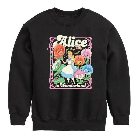 Disney - Alice In Wonderland - Alice Pastel - Toddler & Youth Crewneck Fleece Sweatshirt