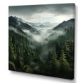 thumbnail image 2 of Designart "Canadian Mystic Wilderness: Pine Forest" Forest Canvas Prints, 2 of 7