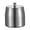 Silver, variant on Silver Stainless Steel Ashtray With Secure Lid, Windproof Rainproof Design For Patio, Deck, And Outdoor Smoking Area, 3.93X3.81X3.81In 0.81Lb
