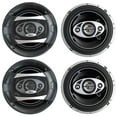 thumbnail image 1 of BOSS AUDIO P65.4C 6.5" 4-Way 400W Car Audio Coaxial Speakers Stereo P654C, 1 of 8
