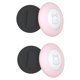 thumbnail image 1 of Soporte para Collar de , para Air Tag Collar Holder Compatible con GPS Tracker, Paquete de 4 Fundas Negro Y Rosa, 1 of 8