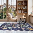 thumbnail image 2 of Washable 3x5 Entryway Area Rugs: Ultra Soft Low Pile Carpet For Kitchen Indoor Light-weight Doormat Anti-slip Thin Water-resistant Rug Living Room Bedroom Small Floor Mat(3x5 Purple), 2 of 7