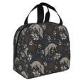 thumbnail image 2 of Pofeuu Vintage Moon with Plants and Fox Print Lunch Bag Lunch Box Insulated Lunch Bag Adult Lunch Box for Men and Women, 2 of 8