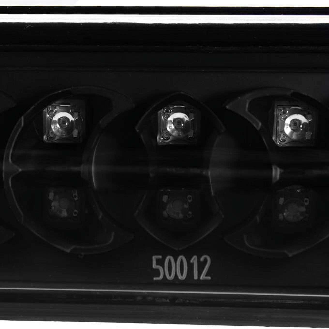 AKKON - For Dodge 2007-2008 Ram 1500 | 07-09 2500/3500 Truck Black LED Tail Lights + Black LED 3Rd Brake Lamps