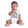 thumbnail image 6 of Mommy Wanted a Backrub Funny Humor Romper Boys or Girls Infant Baby Brisco Brands 24M, 6 of 7