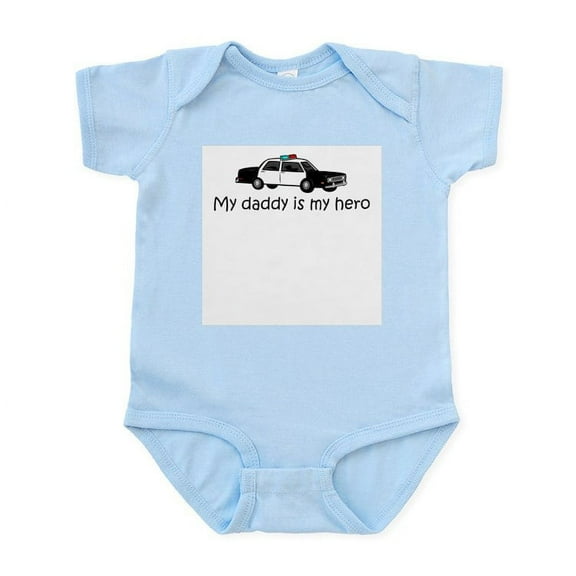 CafePress - My Daddy Is My Hero Infant Bodysuit - Baby Light Bodysuit, Size Newborn - 24 Months