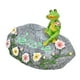 thumbnail image 5 of Escultura de ranas Resina resistente al agua y duradera Adornos de animales de gran belleza para la decoración de la sala de estar, 5 of 10