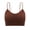 Caramel(Only One）, variant on Deago 5 Pieces V Neck Cami Bra Padded Seamless Bralette Straps Sleeping Bra for Women Girls (Multi-color, M)